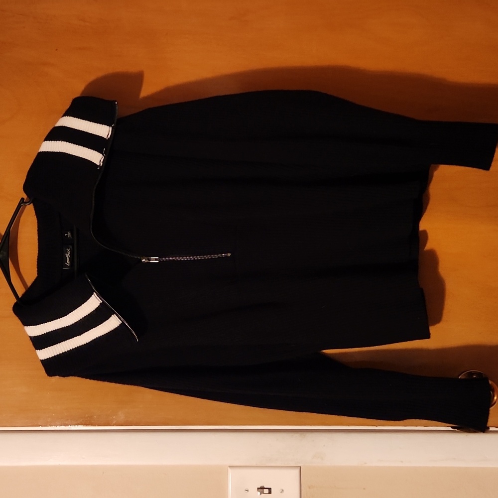Torrid LoveSick Shaker Stitch Front Zip Up Pullover Hoodie Size 1 ( 14-16)